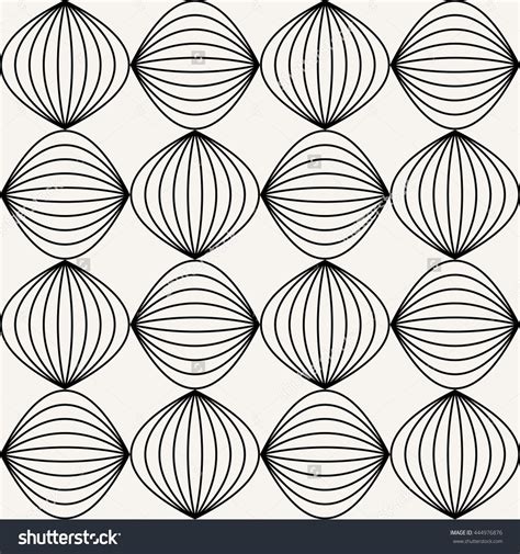 Geometric Seamless Pattern Ellipses Vector Illustration Vector De