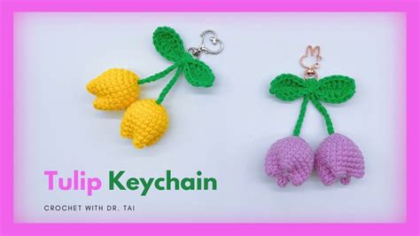 EP123 TRY IT Tulip Keychain Crochet DIY YouTube