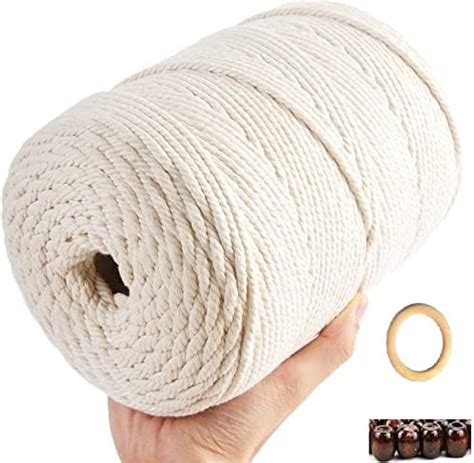 Bobbiny Ply Twisted Macrame Cotton Cord Dori Roll Packaging