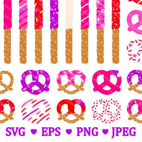 Pretzels Svg Etsy