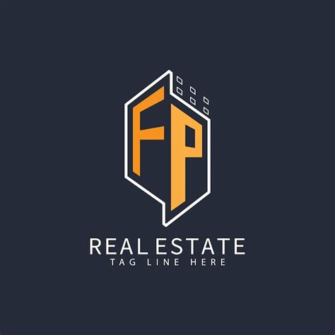 Premium Vector Fp Initial Monogram Logo For Real Estate With Home