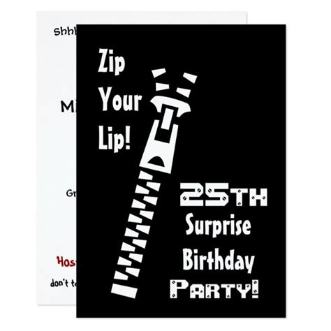 Create Your Own Invitation Zazzle Birthday Surprise Party Party