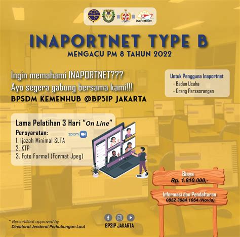 Telah Dibuka Diklat Inaportnet Type B Di Bp3ip Bp3ip