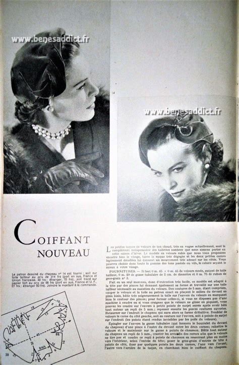 GRATUIT 59 Patrons Vintage 1951 Couture Tricot Crochet Vintage