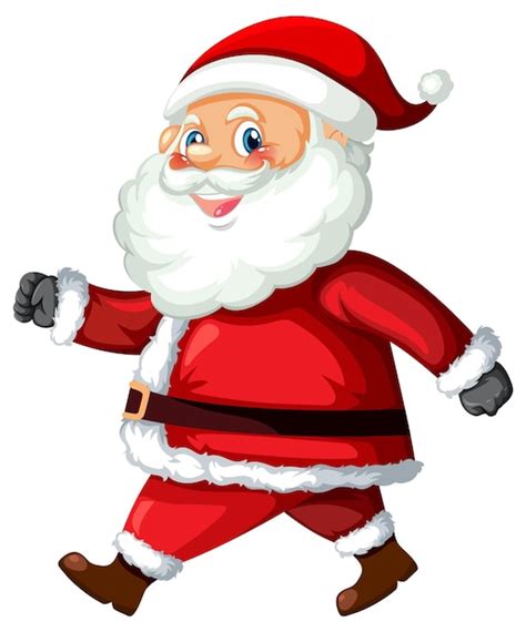 Personaje De Dibujos Animados De Santa Claus Vector Gratis