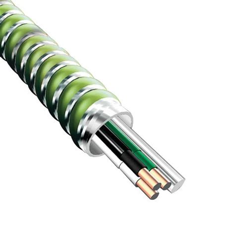 Solid Copper Mc Cable 122 1000 Ft Reel Black White Phase White Neutral