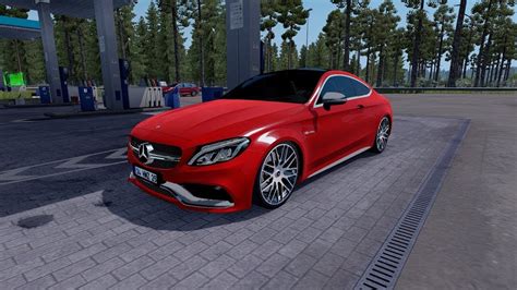 ETS 2 Mod Mercedes Benz C63S AMG Coupe V1 1 Euro Truck Simulator 2