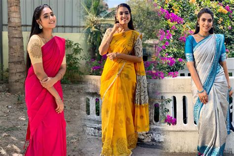 Eeramana Rojave Serial Actress Pavithra Janani Latest Photos