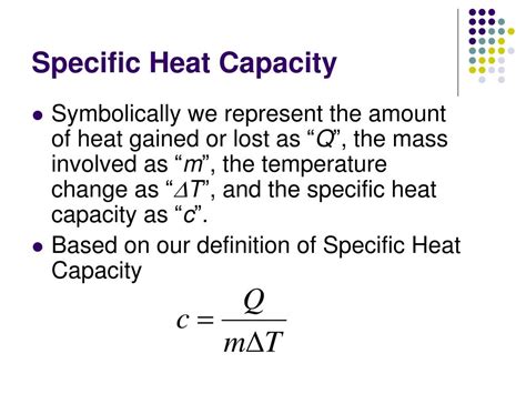 Specific Heat