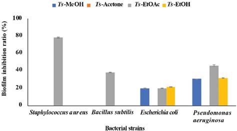 Biofilm Inhibitory Activities Of Different Solvent Extracts Of Thais