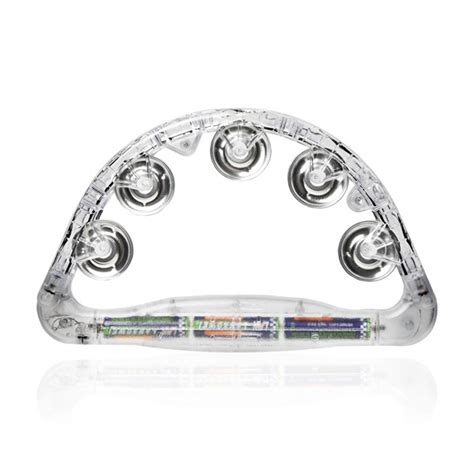 Led Clear Flashing Party Tambourine