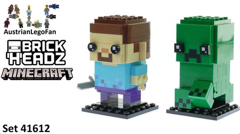 Lego Brickheadz 41612 Steve Creeper Minecraft Lego Speed Build