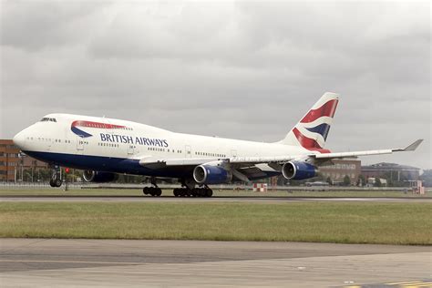 British Airways Boeing 747 400 G Civh Landing 27r At Londo Flickr