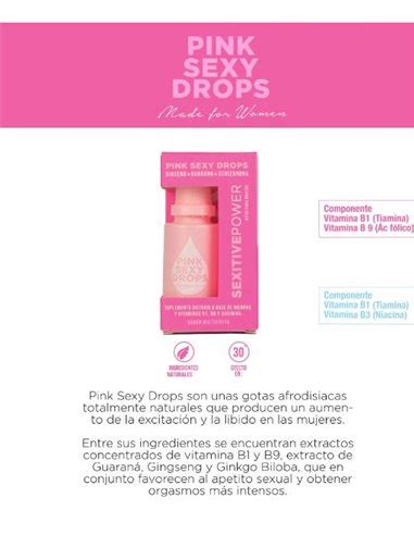 Pink Sexy Drops Gotas Afrodisiacas