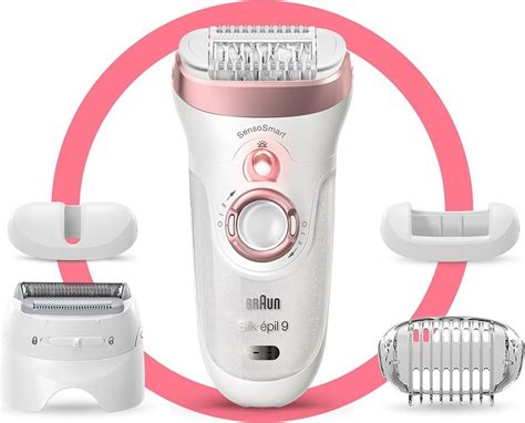 Braun Silk Épil 9 9725 Sensosmart Cordless Wet Dry 2 in 1 Epilator