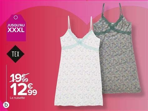 Promo La Nuisette Tex Chez Carrefour