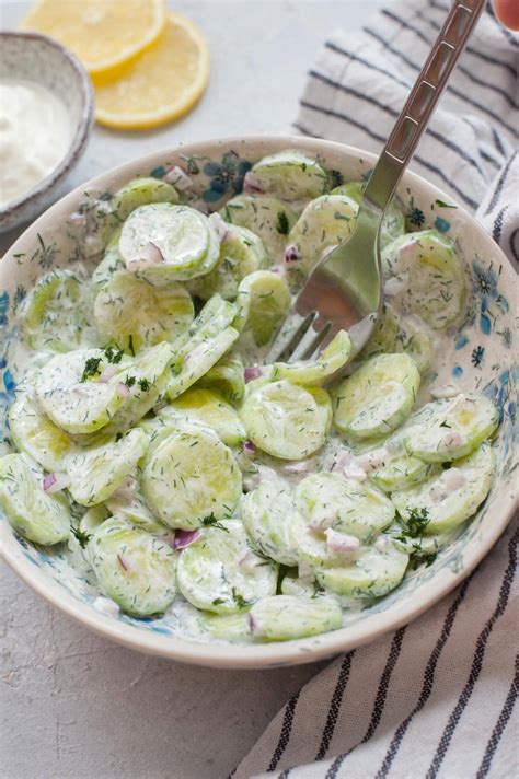 Mizeria Polish Cucumber Salad Everyday Delicious