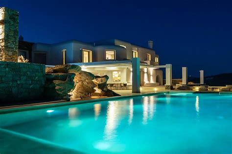 Villa Elia Infinity Pool Houses For Rent In Elia Beach Greece