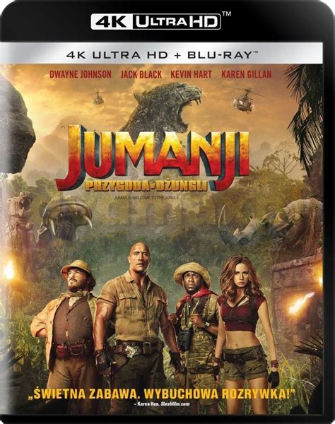 Film Blu ray Jumanji Przygoda w dżungli Blu Ray 4K Blu Ray Ceny