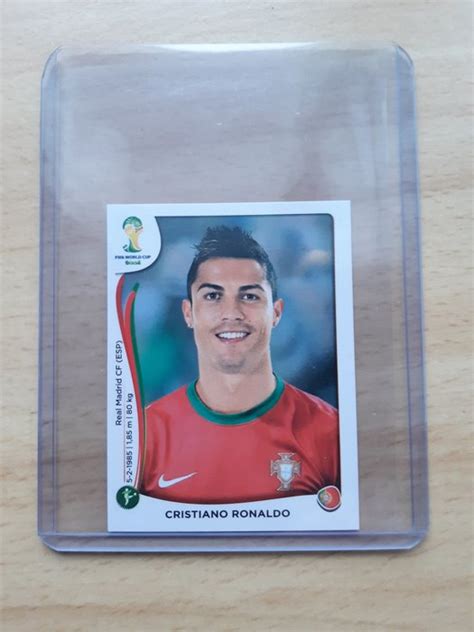 Panini World Cup Brasil Originale Lose Sticker Cristiano