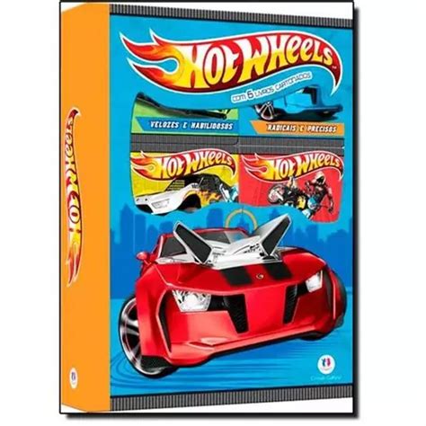 Livro Hot Wheels Box Minilivros Supertem
