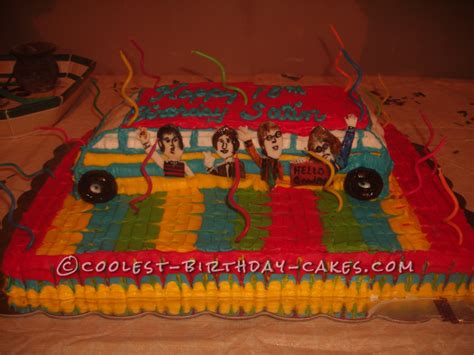 Cool Homemade Beatles Birthday Cake