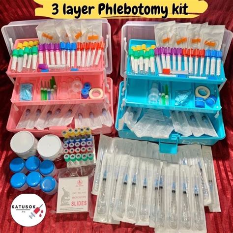 Katusok 3 Layer Complete Phlebotomy Kit For Medtech Phlebotomy Kit