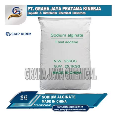 Jual Sodium Alginate Oleh Pt Graha Jaya Pratama Kinerja