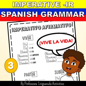 Los Mandatos Imperative Spanish Commands IR Verbs Spanish Grammar