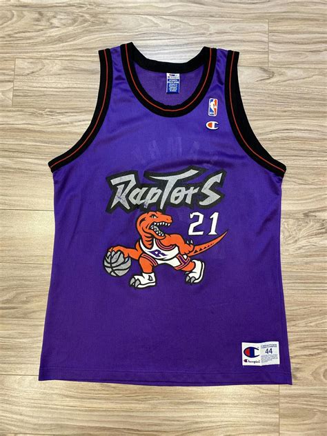 Champion Vintage Toronto Raptors Marcus Camby Champion Jersey Grailed