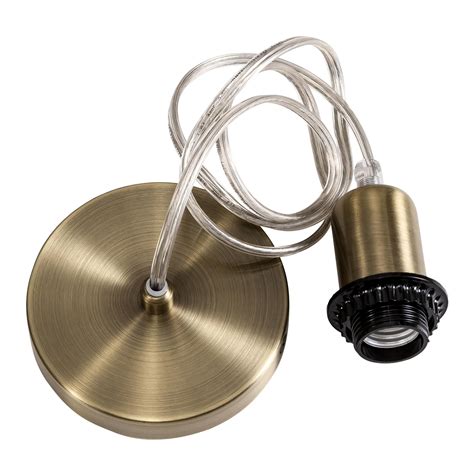 Brushed Brass Electrical Ceiling Hardwire Kit Metallic By World Market In 2021 Drum Lampshade