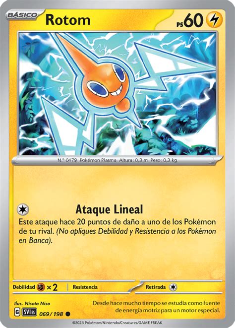 Rotom Escarlata y Púrpura 69 TCG WikiDex la enciclopedia Pokémon