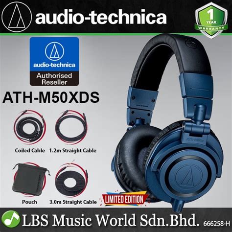 Audio Technica Ath M X Over Ear Monitor Headphone Deep Sea Ath M X