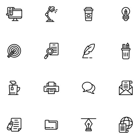 Copywriting Vector Icons Ai