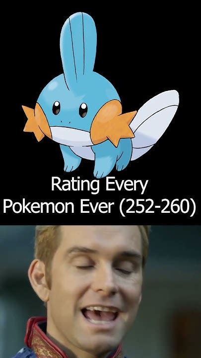 Rating Every Pokemon Ever 252 260 Youtube