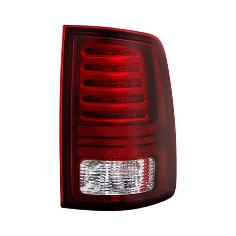 Spyder ALT JH DRAM13S LED OE RSM R Passenger Side Chrome Red Smoke