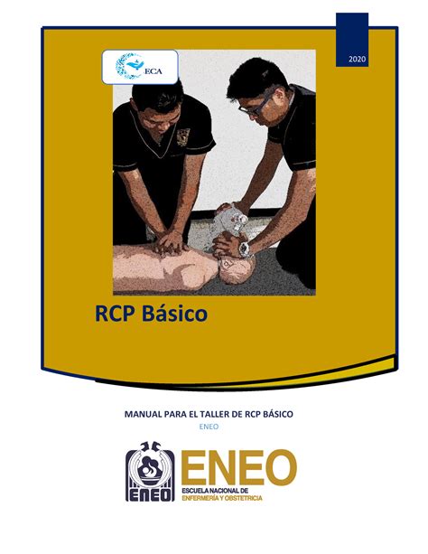 Manual Rcp Basico Rcp Básico 2020 Manual Para El Taller De Rcp BÁsico Eneo Universidad