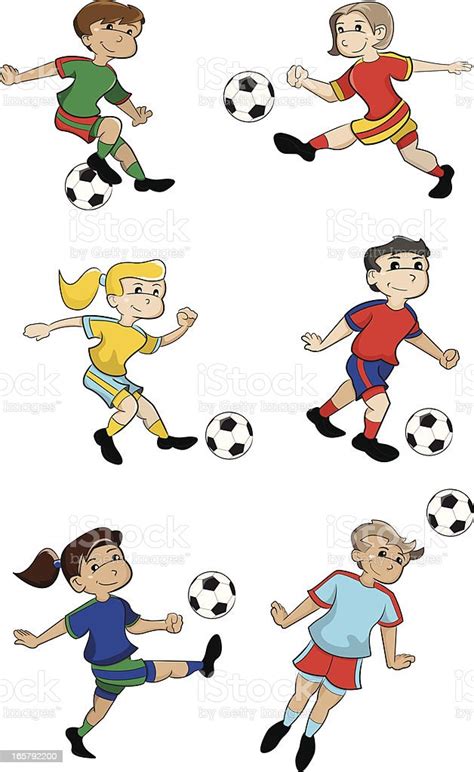 Soccer Kids Stock Illustration Download Image Now Kids Soccer