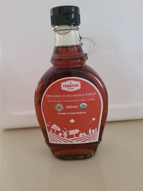 Foodsterr Organic Maple Syrup Food Drinks Other Food Drinks On