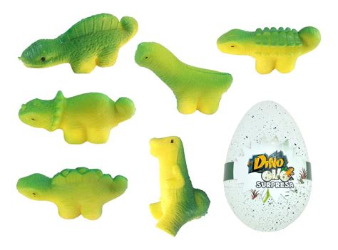 Kit Dino Ovo Dinossauro Surpresa Água Que Cresce Grande 11cm