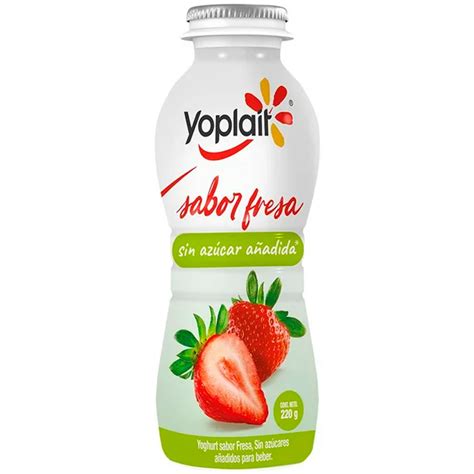 Yoghurt bebible Yoplait fresa sin azúcar añadida 220 g Fénix El Super