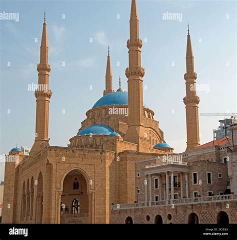 Mohamed Al Amin Mosque Beirut Lebanon Middle East The Mohammad Al Amin Mosque Also