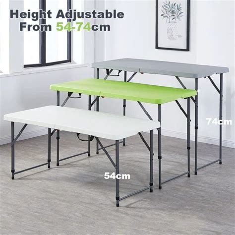 Minifa Folding Tables 4ft Portable Foldable Dining Tables Suitable For