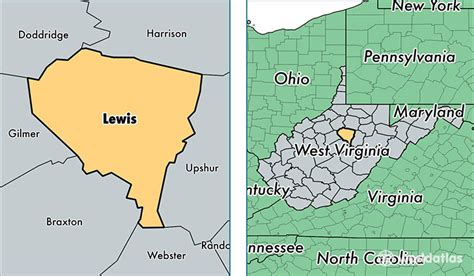 Lewis County, West Virginia / Map of Lewis County, WV / Where is Lewis County?