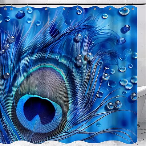 Transform Your Bathroom Into A Luxurious Oasis With Our Peacock Feather