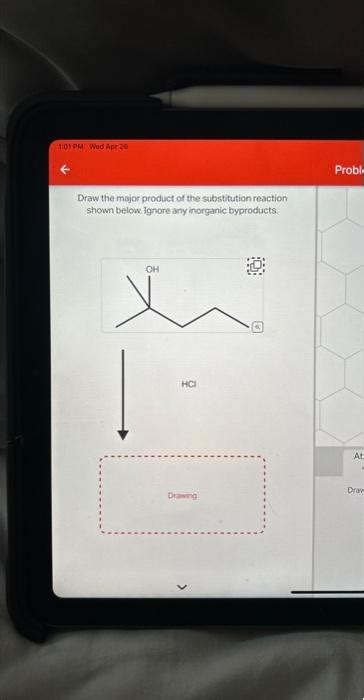 Draw The Major Product Of The Substitution Reaction