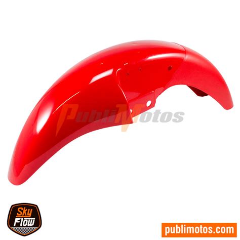 GUARDABARRO DELANTERO ROJO FLEXI SKYFLOW BOXER CT 100 DISCOVER 125