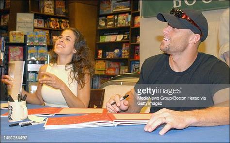 Gabe Kapler And Wife Lisa Sign Copies Of Fenway Park 123 And Fenway