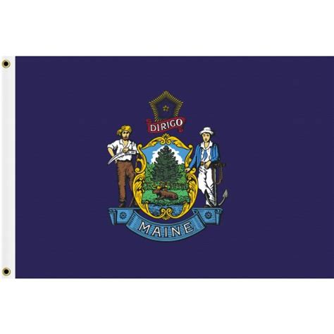 Maine State Flag – American Flagpole & Flag Co.