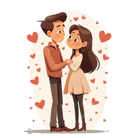 Cute Cartoon Husband And Wife Png Vector Psd And Clipart With
